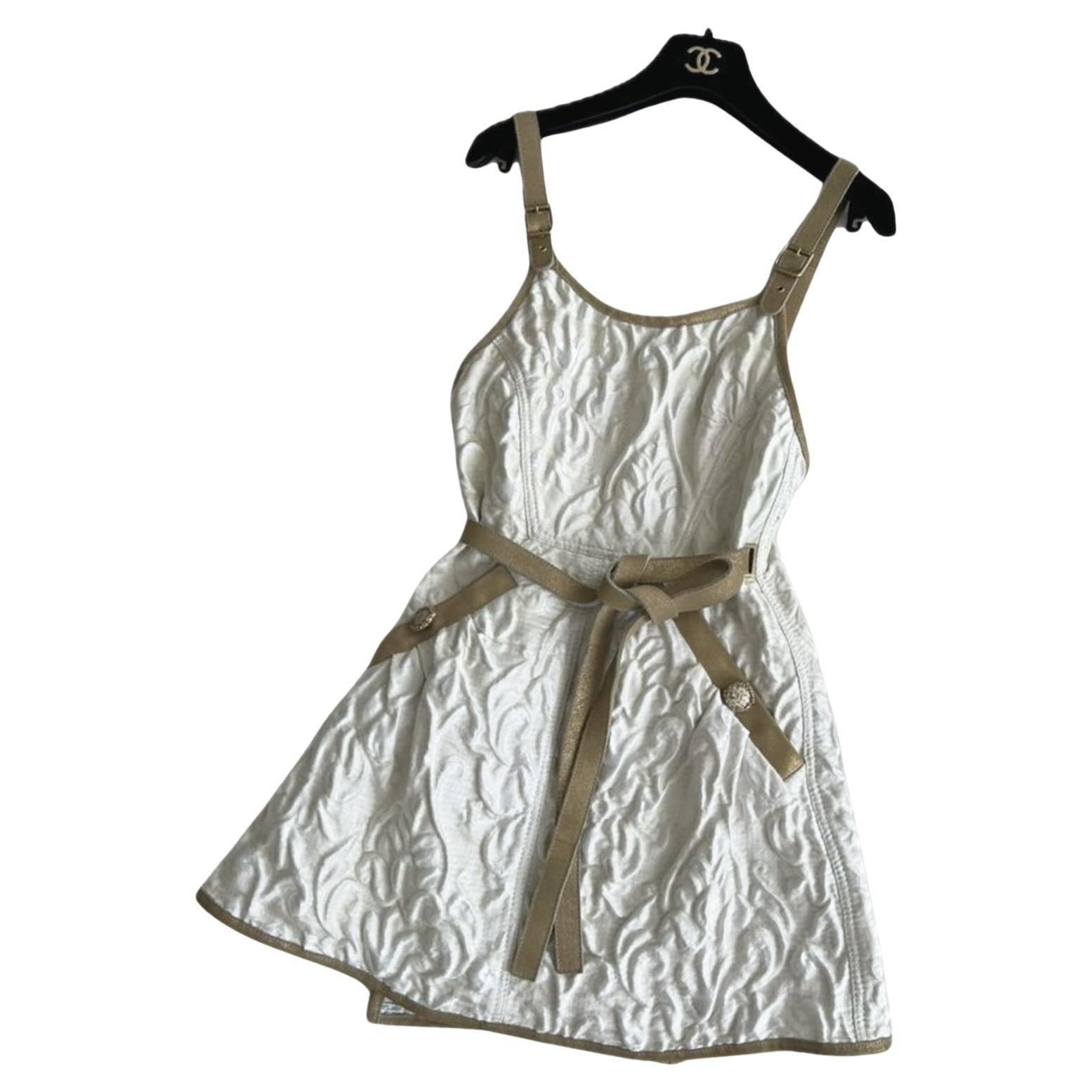 Chanel Paris / Versailles Baroque Style Brocade Dress For Sale