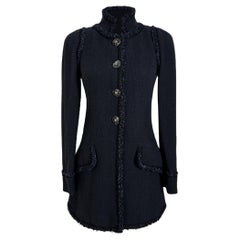 Chanel Paris / Versailles - Giacca iconica in tweed nero 42 FR