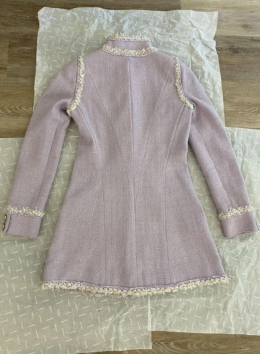 Chanel Paris / Versailles Lavender Tweed Jacket  4