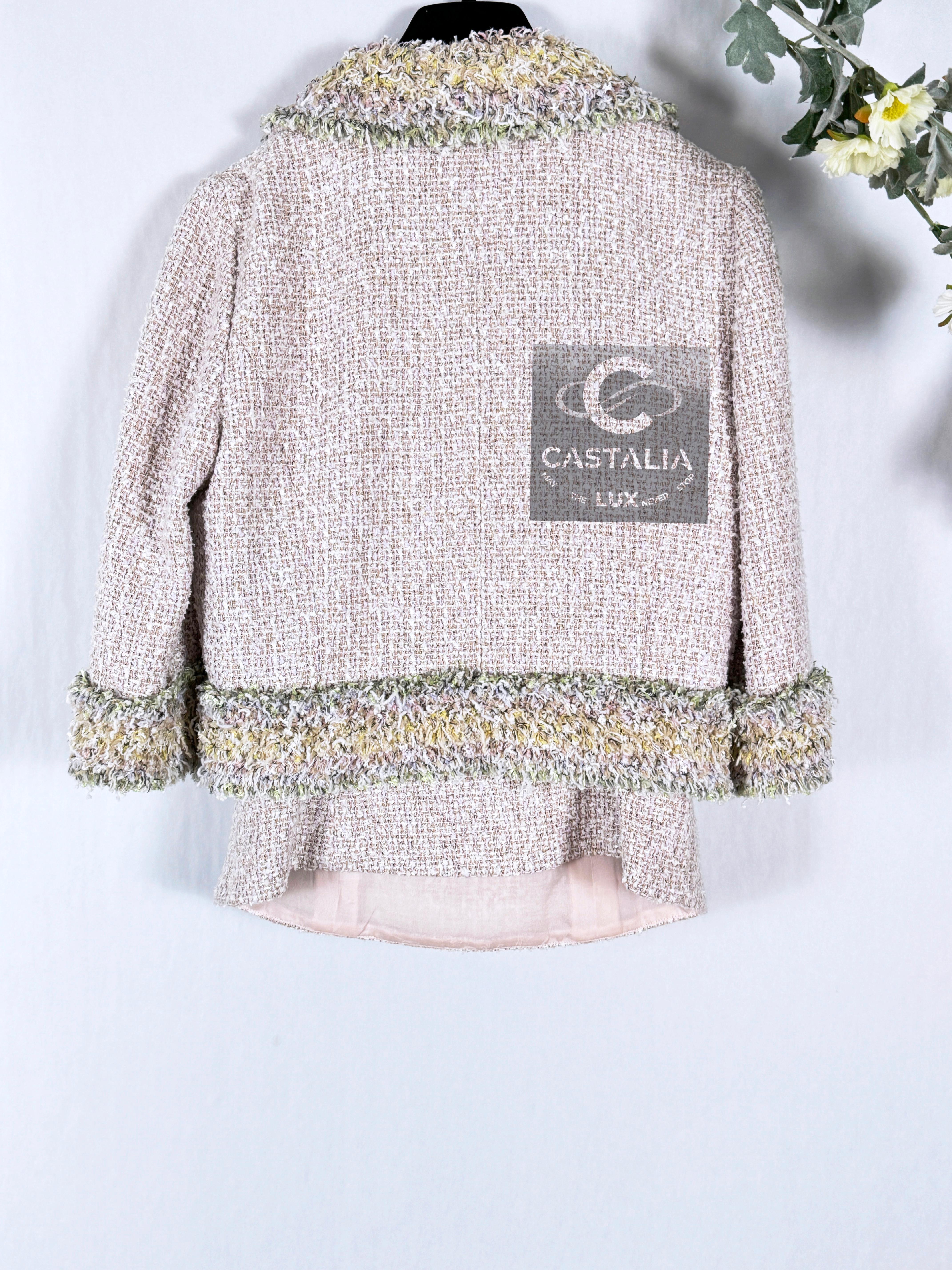 Chanel Paris / Versailles Tweed Ensemble 36 FR For Sale 9