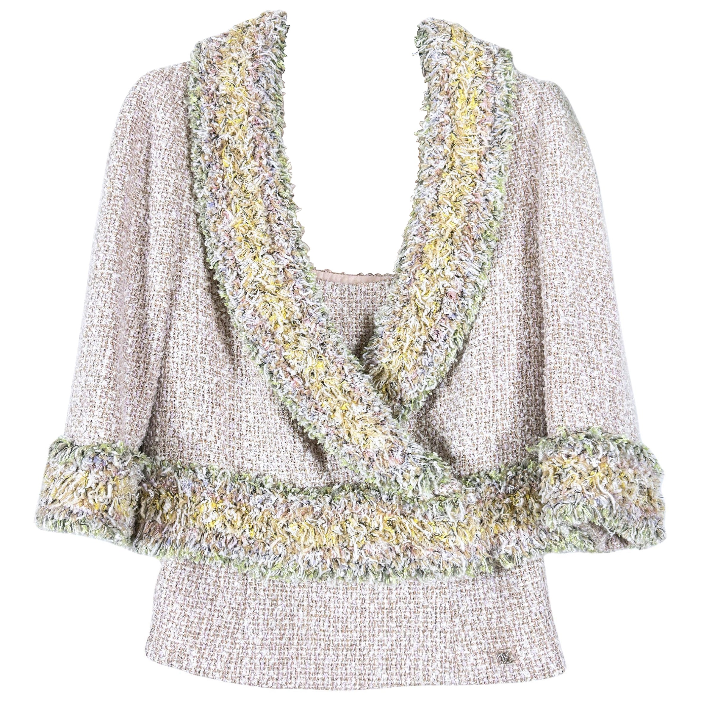 Chanel Paris / Versailles Tweed Ensemble 36 FR For Sale