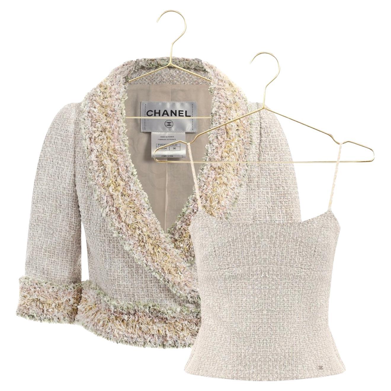 Chanel Paris / Versailles Lesage Tweed Ensemble  36 FR For Sale