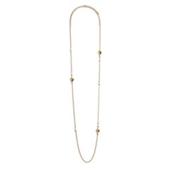 Chanel Parure Collier Sautoir et Boucles 2024 Heart Chain Necklace and Stud Set