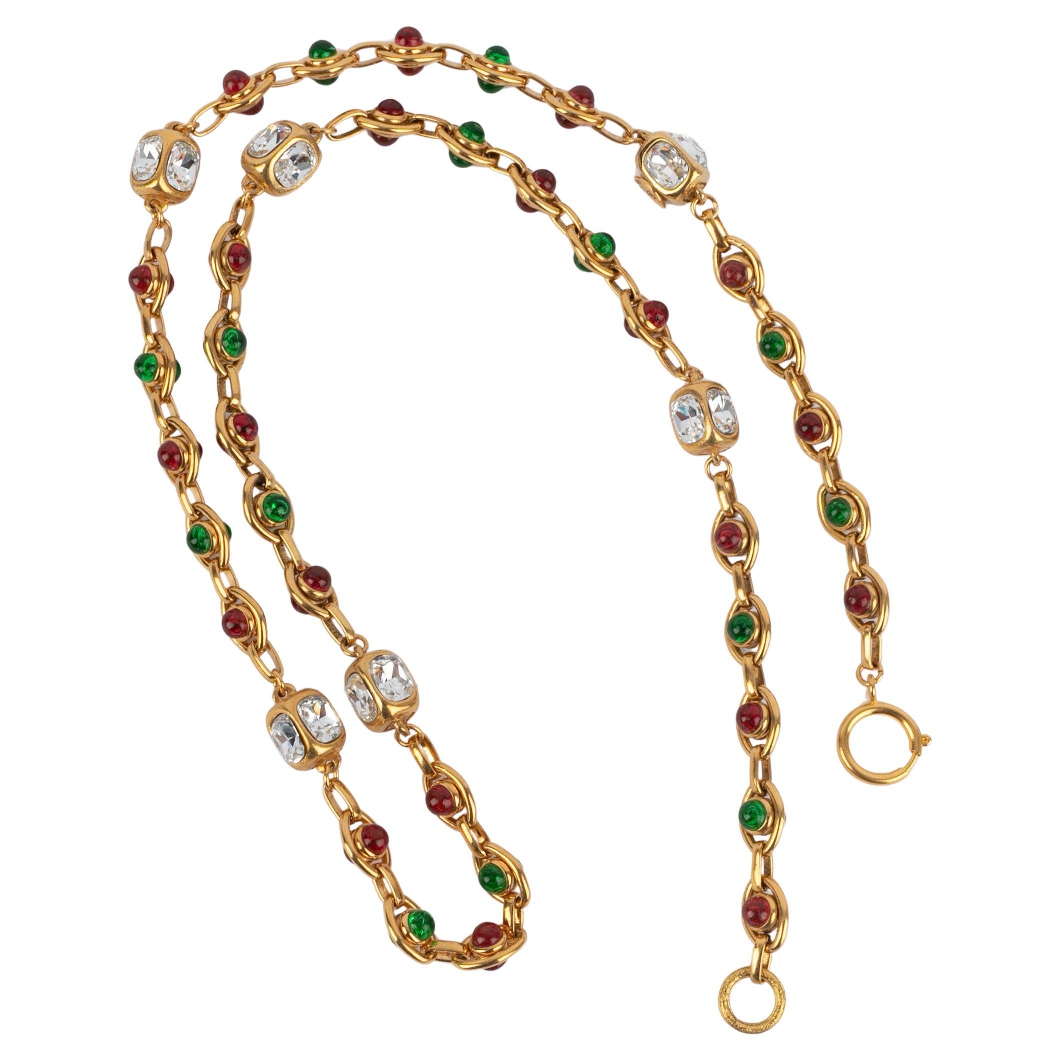 Chanel paste necklace 1990s