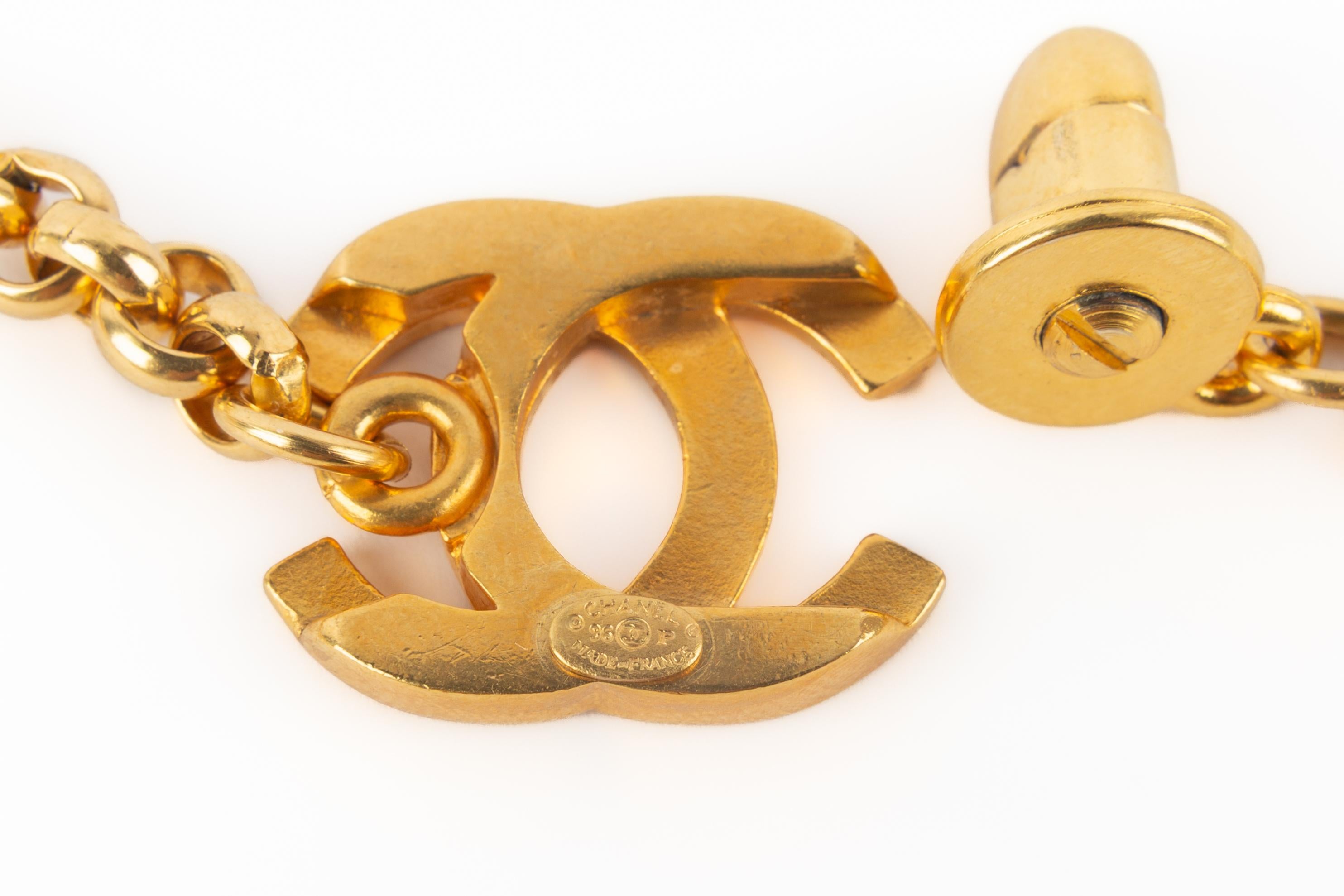 Chanel pastellfarbenes Collier Frühjahr 1996 im Angebot 6