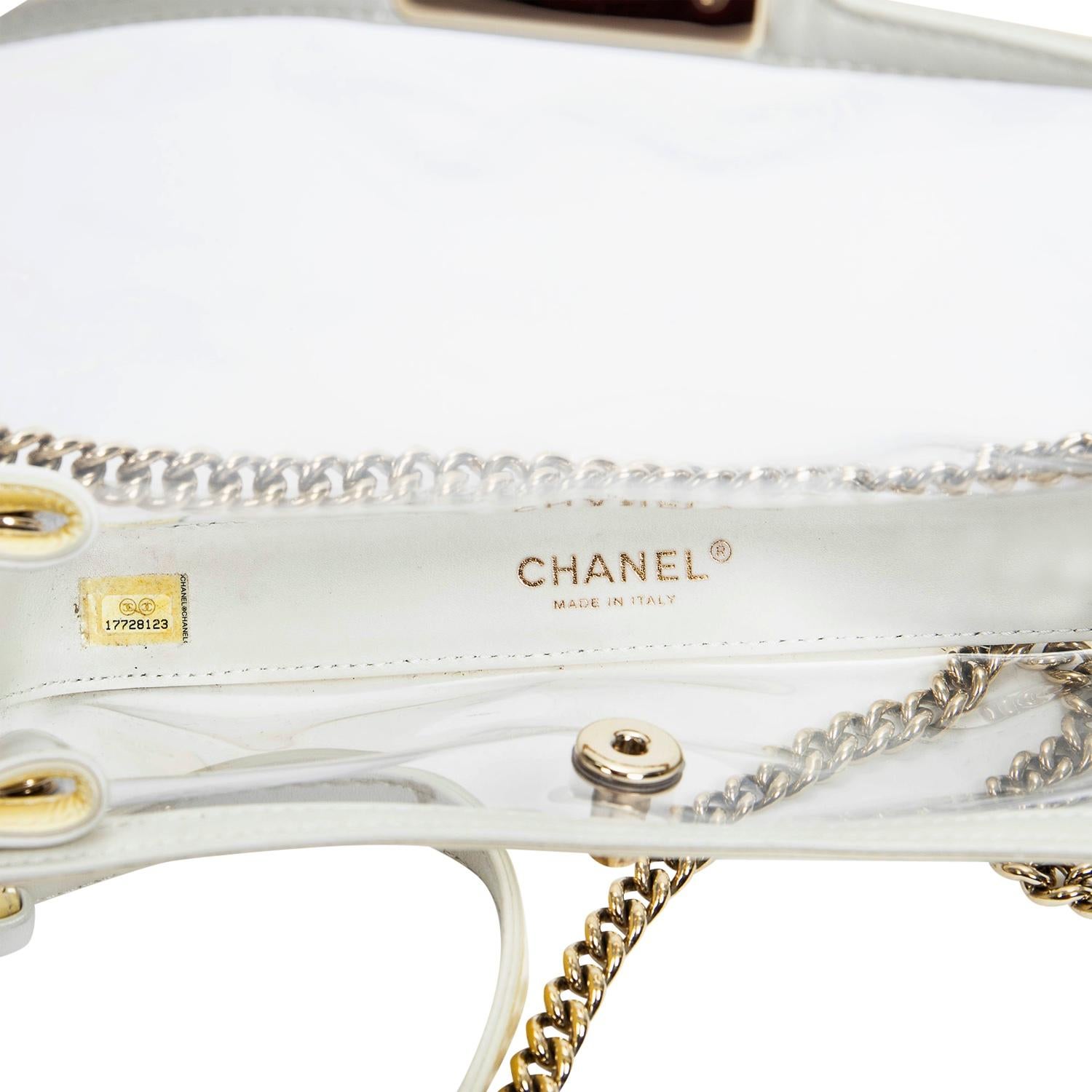 Chanel Pastel Yellow PVC Flap Bag 1