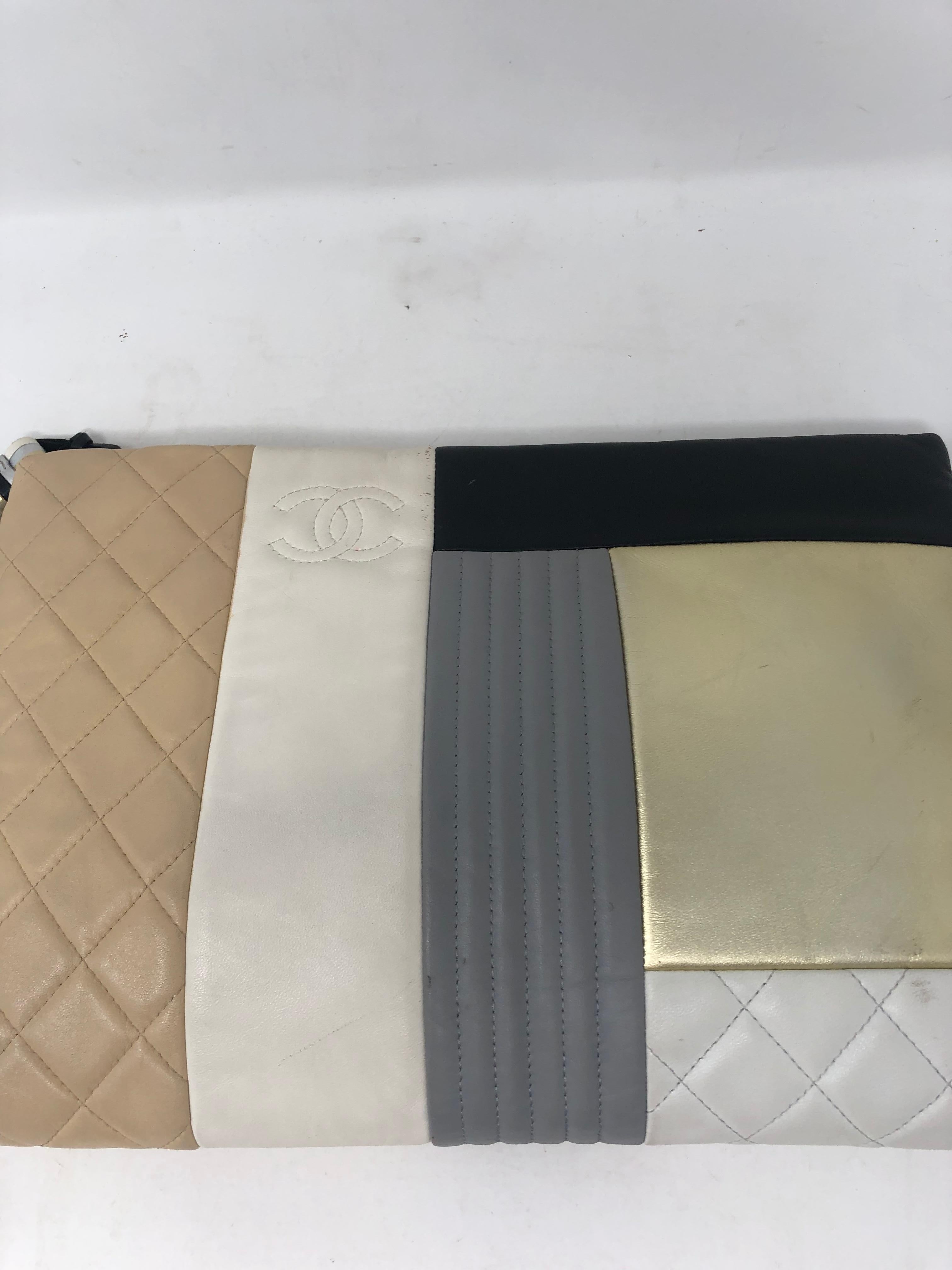 Chanel Patchwork Clutch  In Fair Condition In Athens, GA