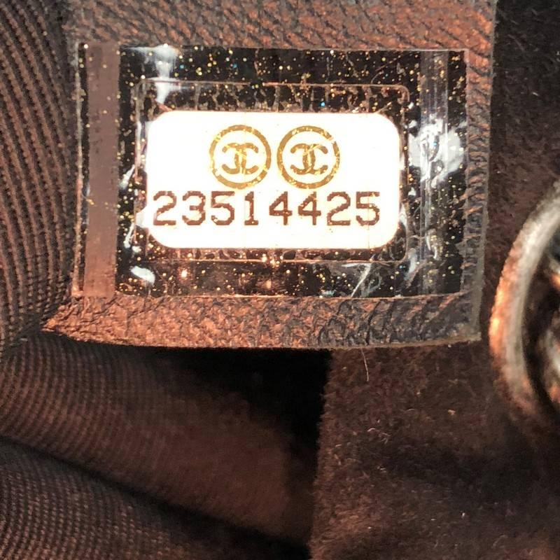 Chanel Patchwork Drawstring Bag Quilted Leather and Suede Medium 2