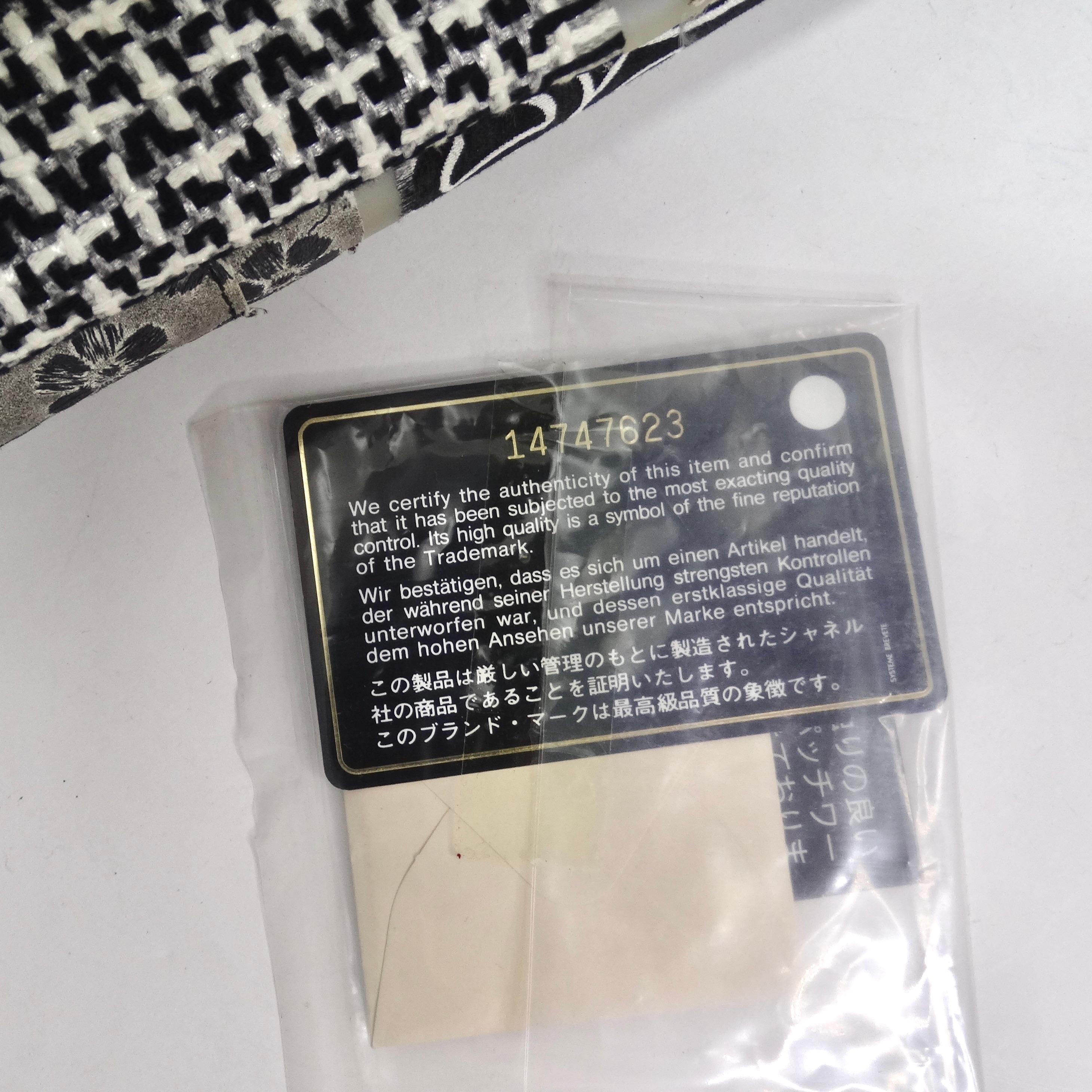 Chanel Patchwork Tweed PVC Classic Single Flap Handbag 11
