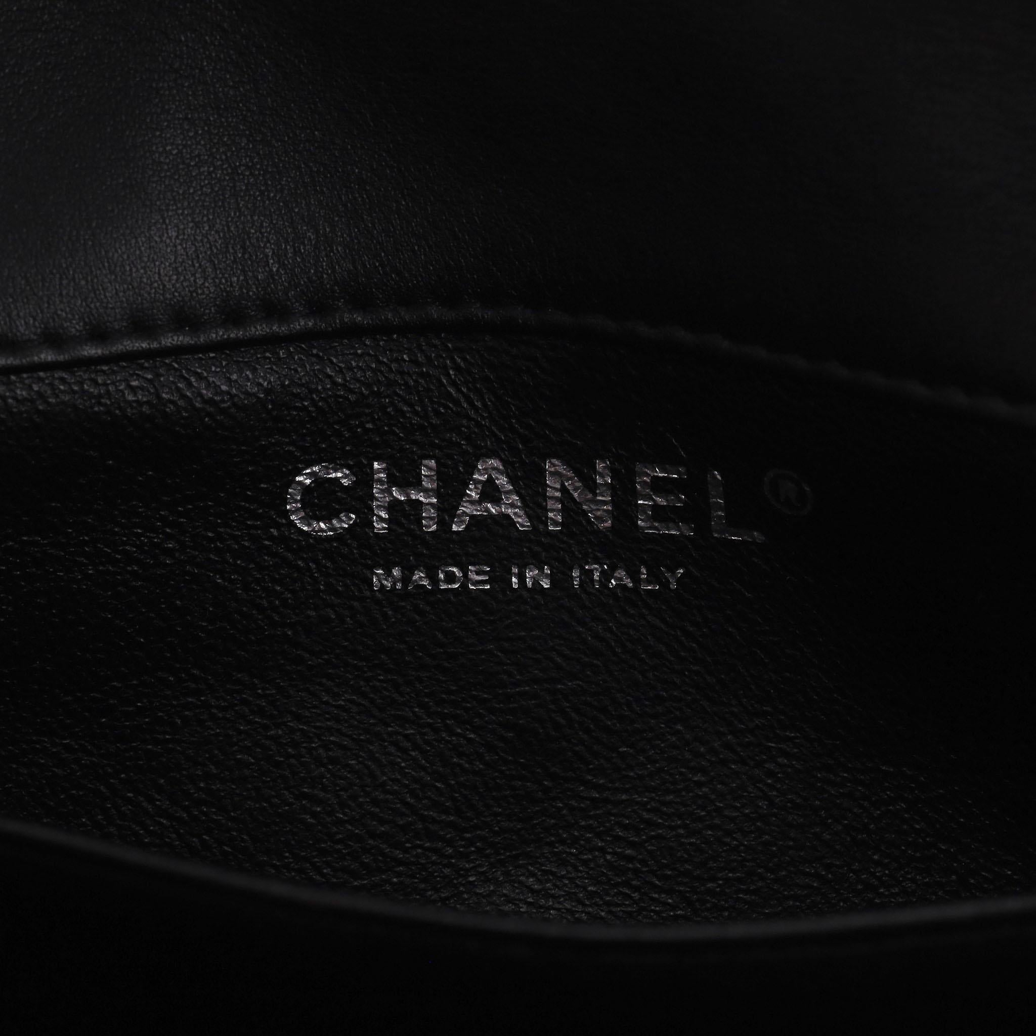 Chanel Patent Calfskin Quilted Extra Mini Flap Bag On A Chain For Sale 6