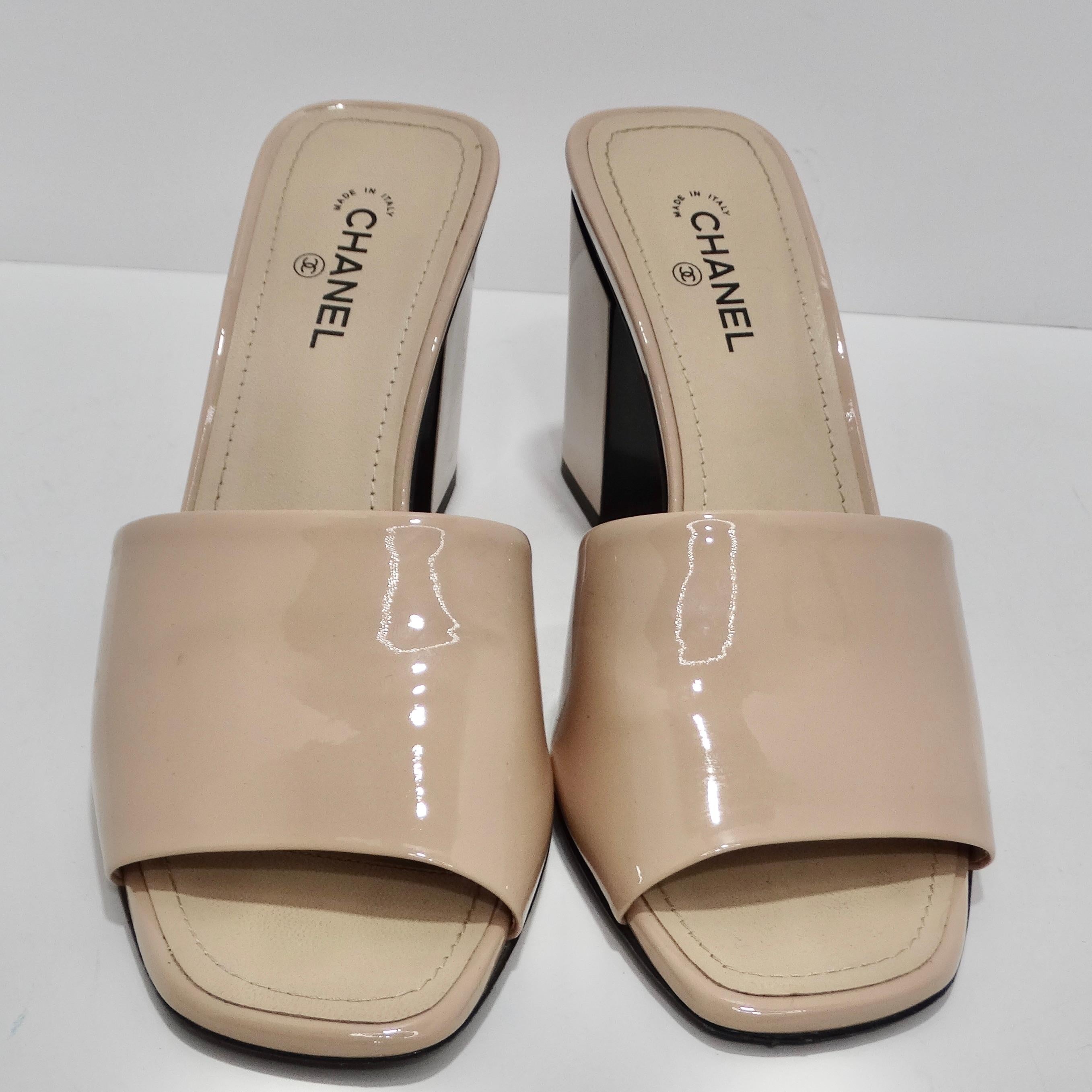 Women's or Men's Chanel Patent CC Mules