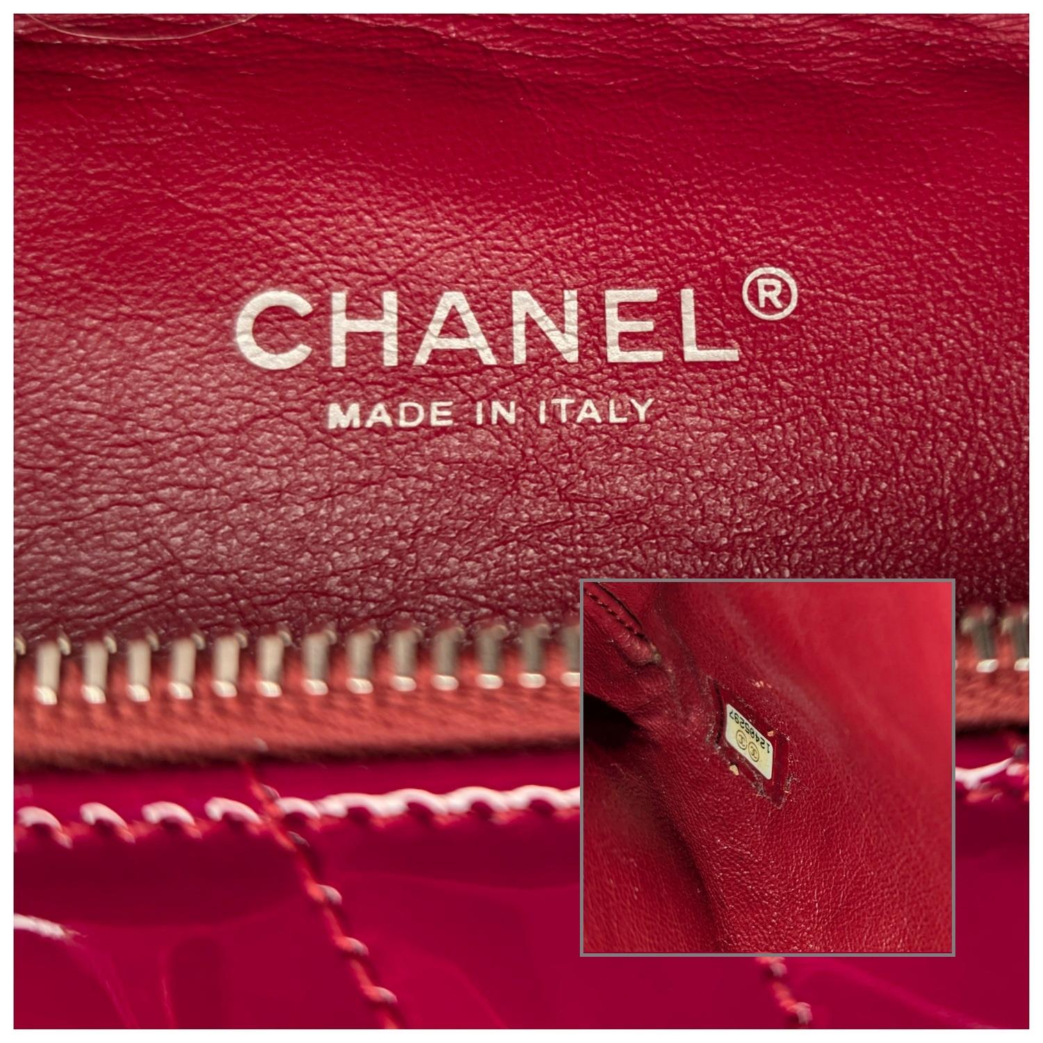 Chanel Patent Geometric Quilted Kaleidoscope Clutch For Sale 1
