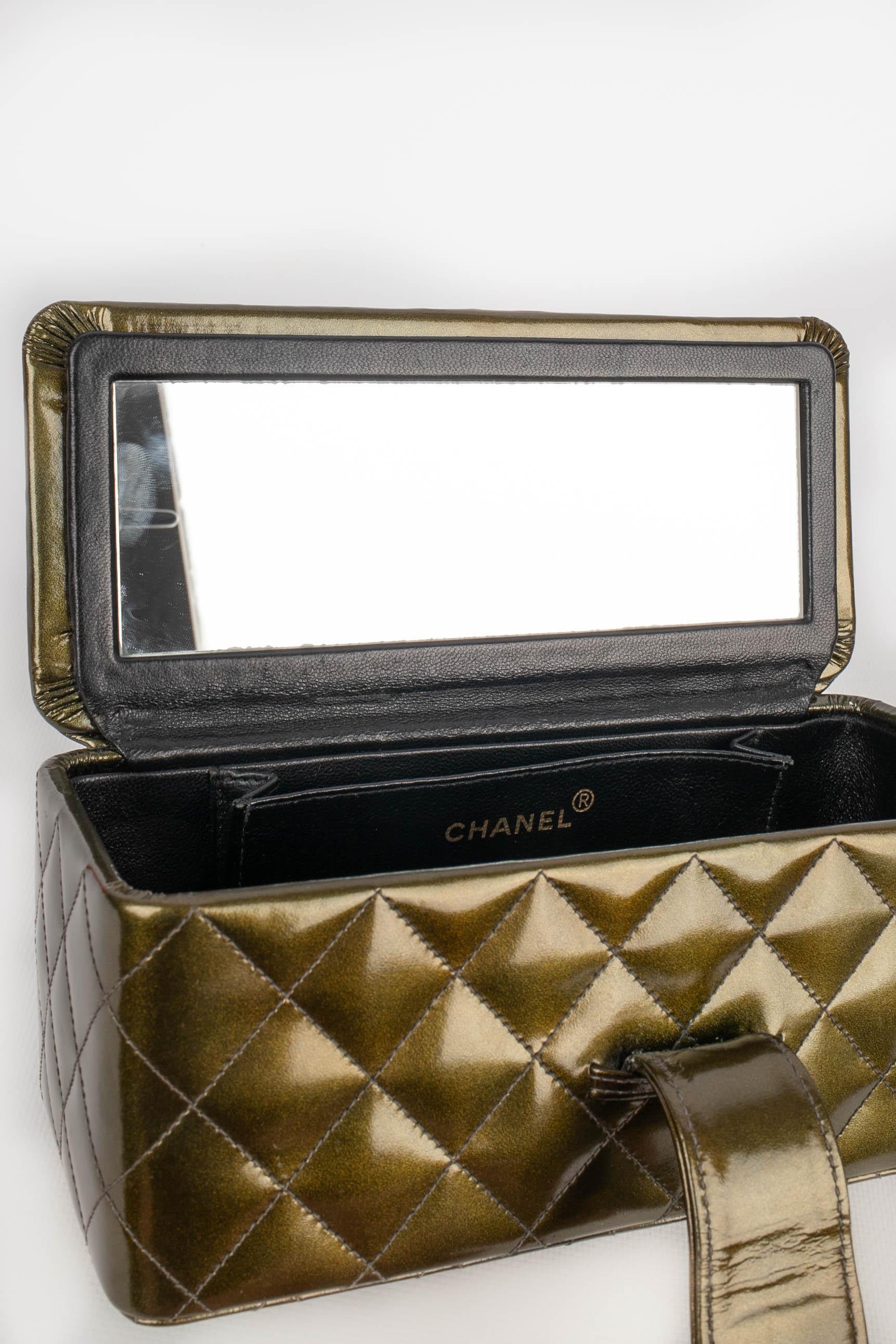 Chanel Quilted Patent Leather Bag, 1994-1996 For Sale 3
