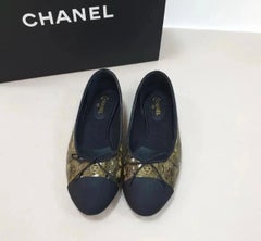 Chanel Patent Leather Ballet Flats