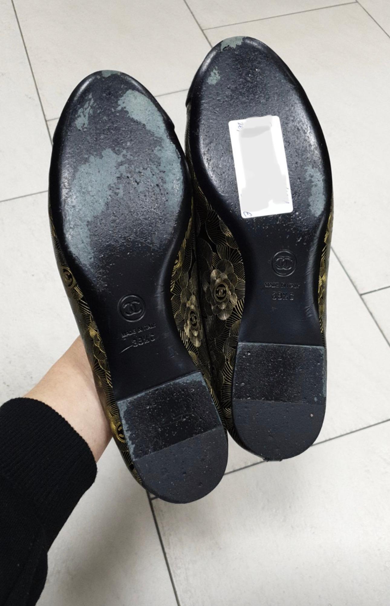 Chanel Patent Leather Ballet Flats 2