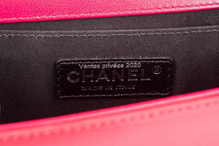 Chanel Patent Leather Old Boy For Sale at 1stDibs