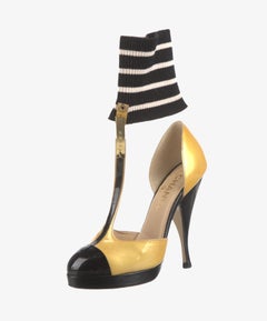 Chanel patent leather T-bar pumps, Collection Resort 2008