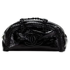Chanel - Sac à main en cuir verni pour le week-end