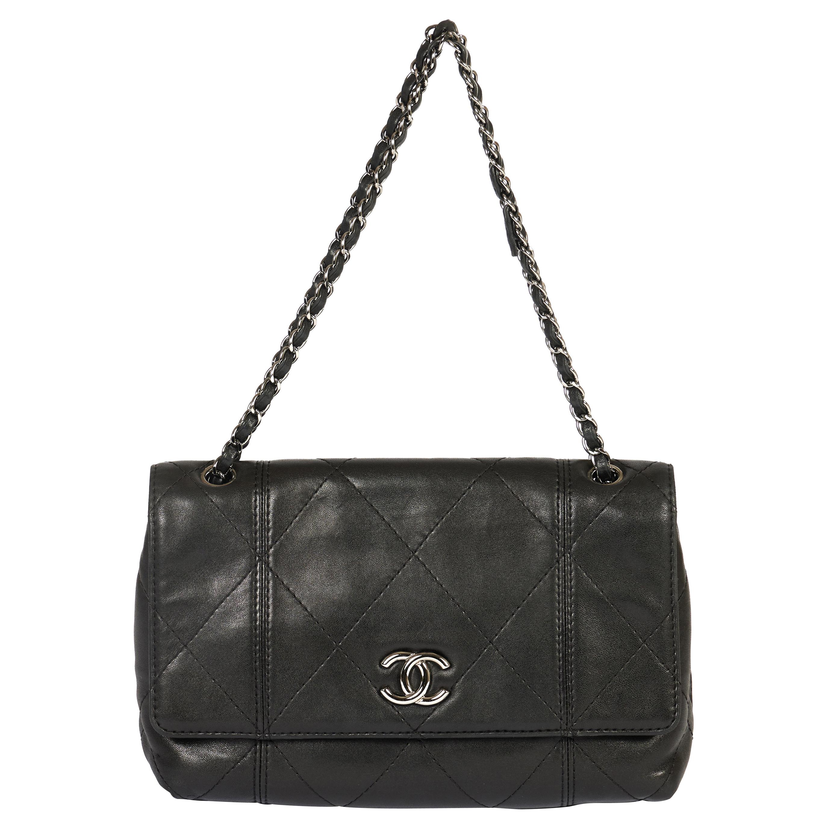 Chanel Soft Black Jumbo Flap Bag