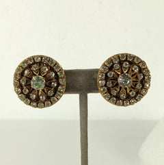 Chanel Pave-Ohrringe mit Verzierungen