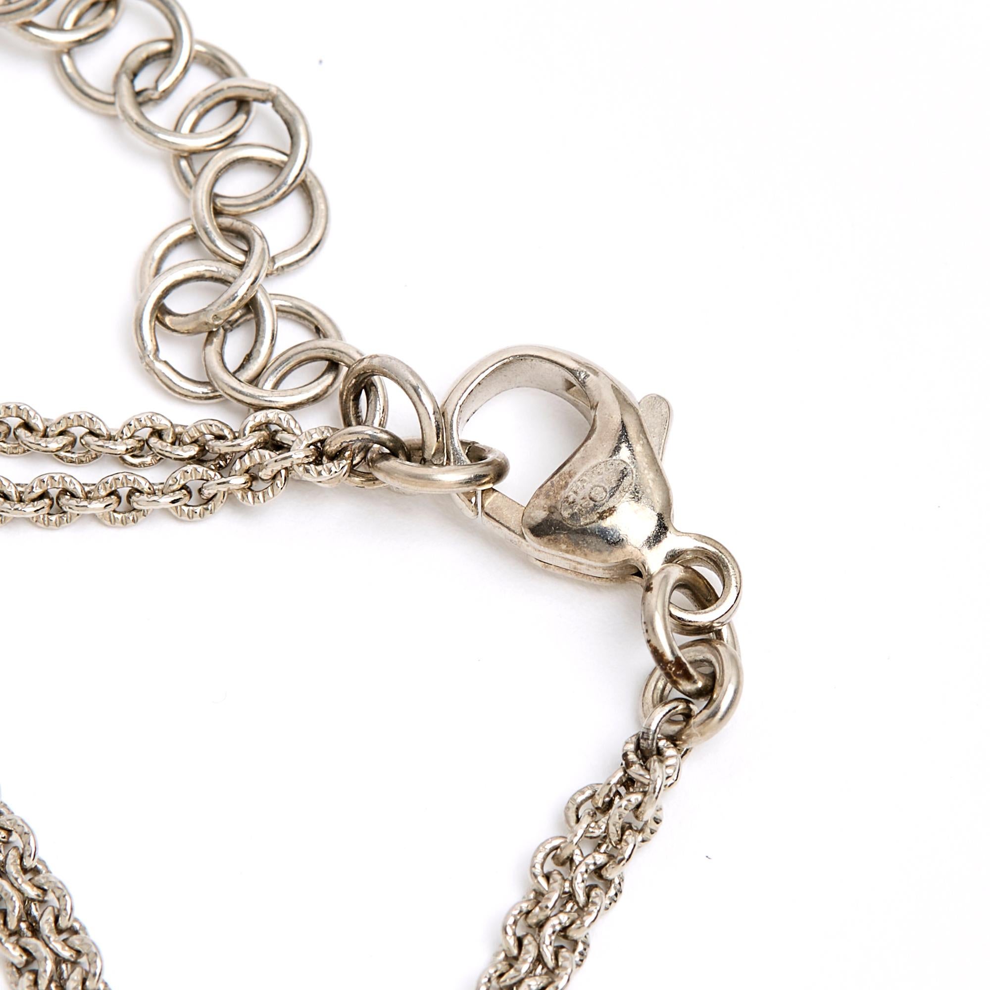 Chanel PE16 Collier Sautoir SS16 Monete d'argento CC Collana a filo in vendita 2