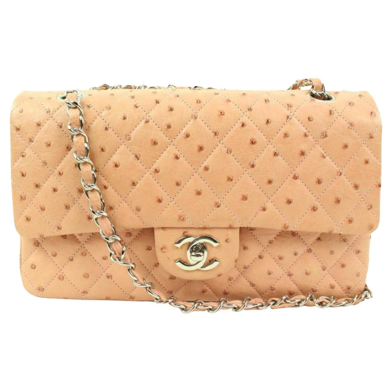 Timeless Chanel Champagne Jumbo Classic flap bag with gold hardware Golden  Leather ref.253205 - Joli Closet