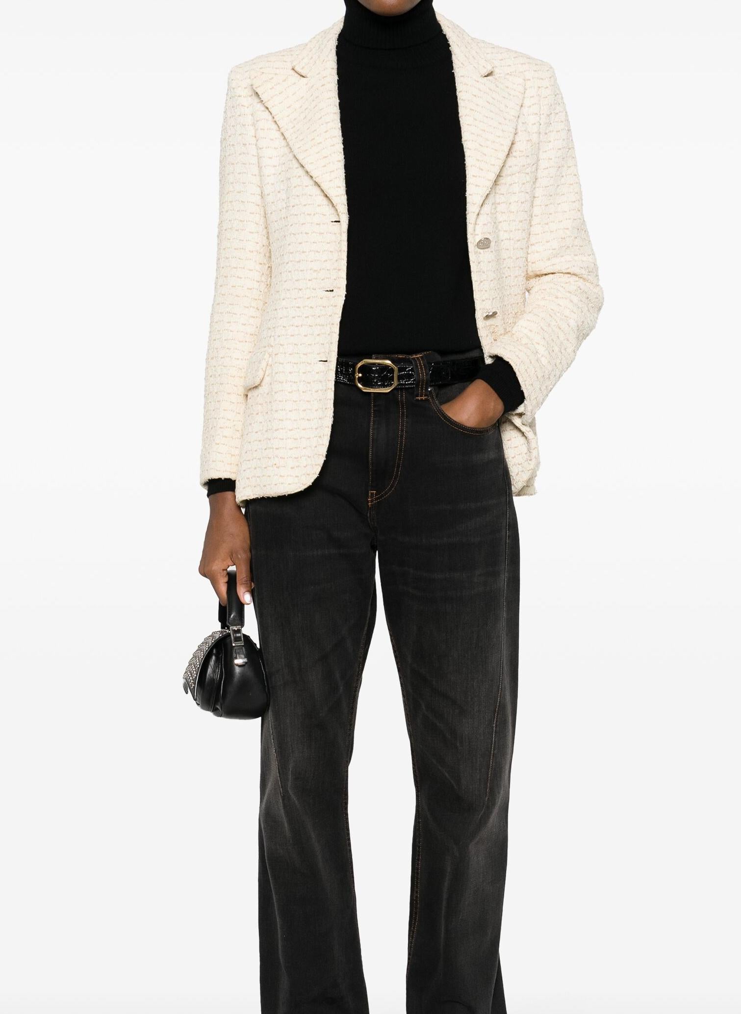 Women's Chanel Peaked Lapels Bouclé Tweed Blazer