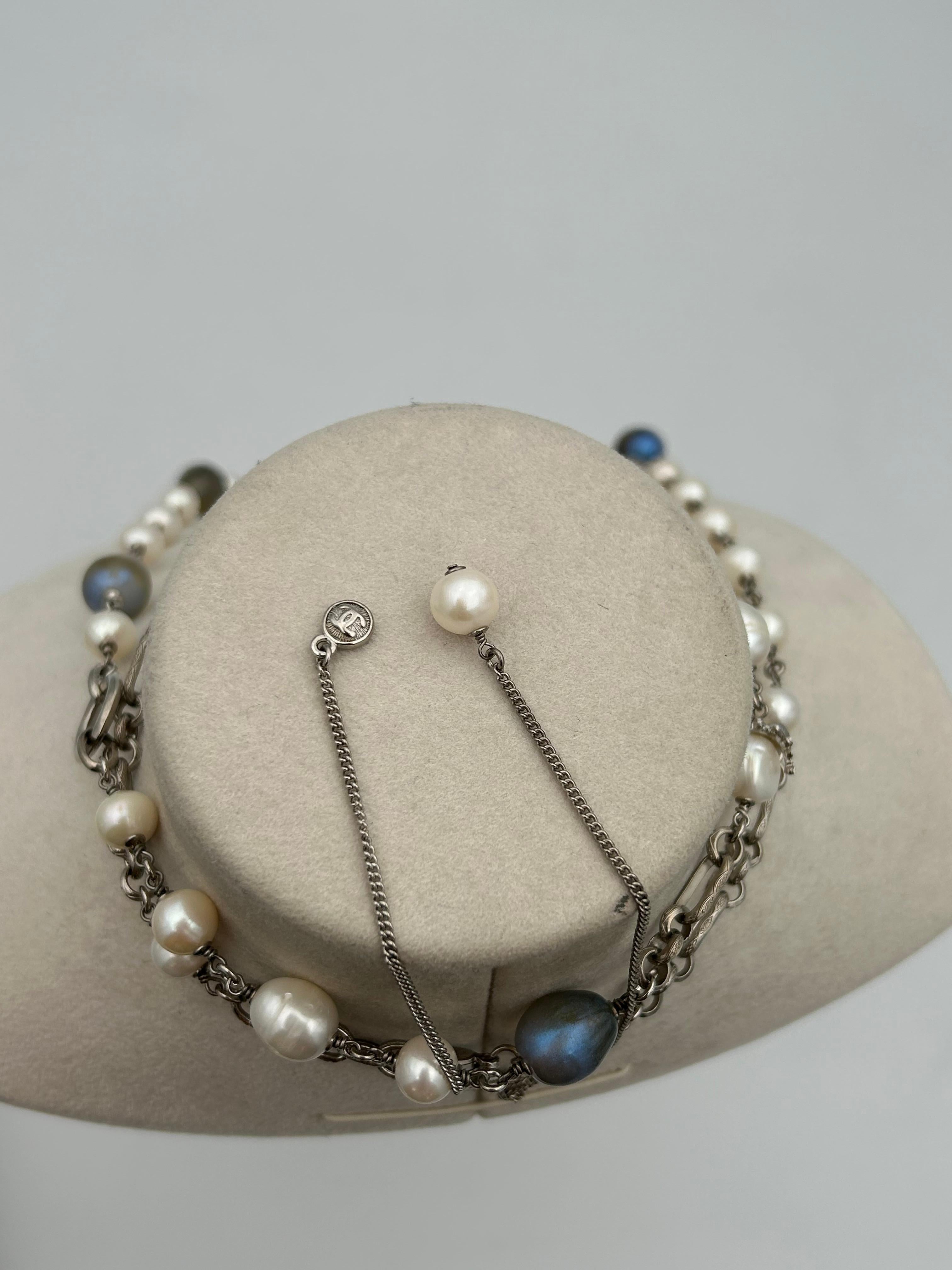 Chanel Perlen- und Kettenhalsband Sommer/Frühjahr 2012 im Angebot 2
