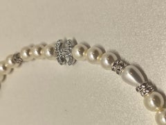 Chanel Pearl Bead CC Logo Choker Necklace – B25 Collection