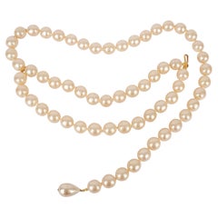 Chanel Pearl Belt Assembled with Knots, 1994