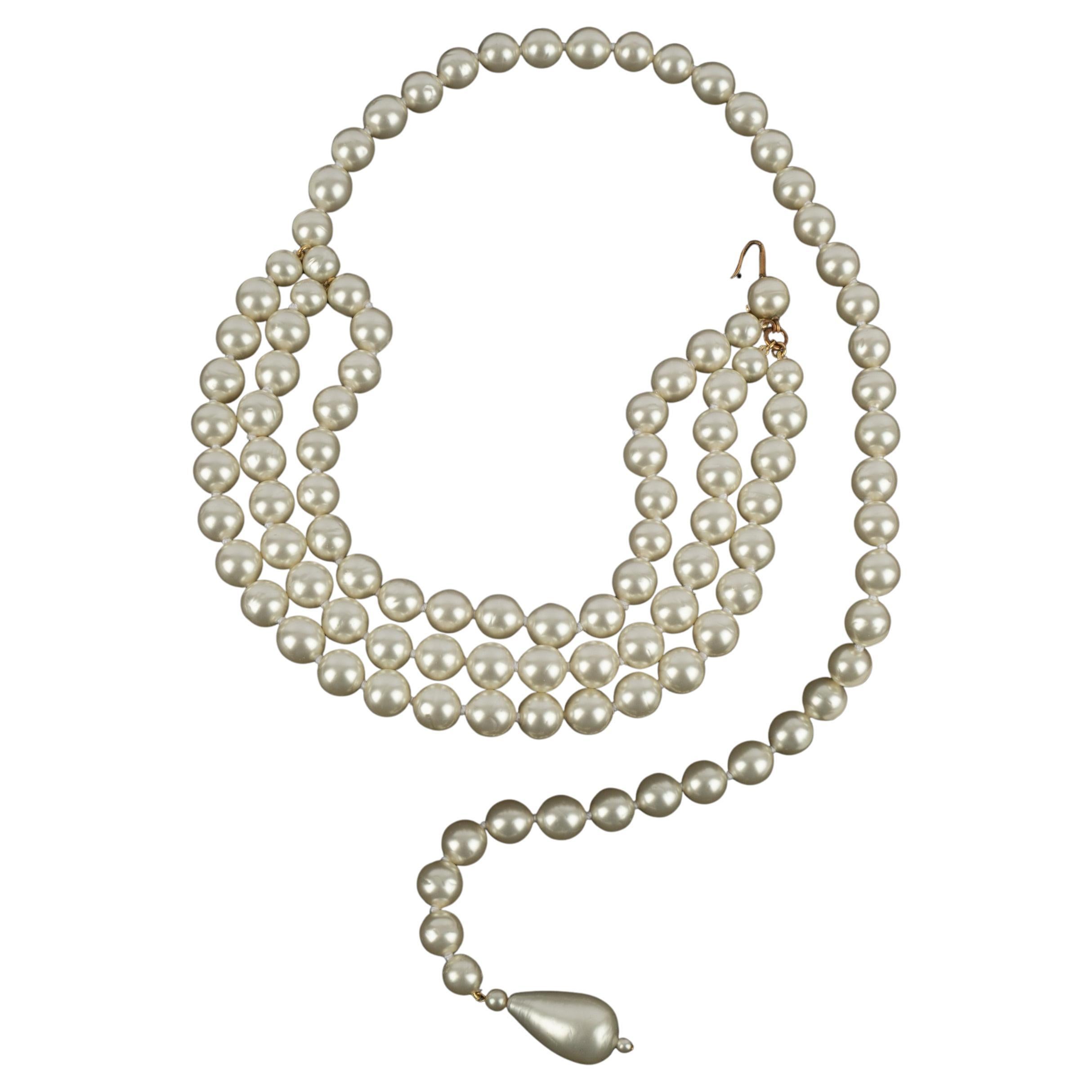 Chanel Pearl Belt - 27 For Sale on 1stDibs | chanel belt pearl