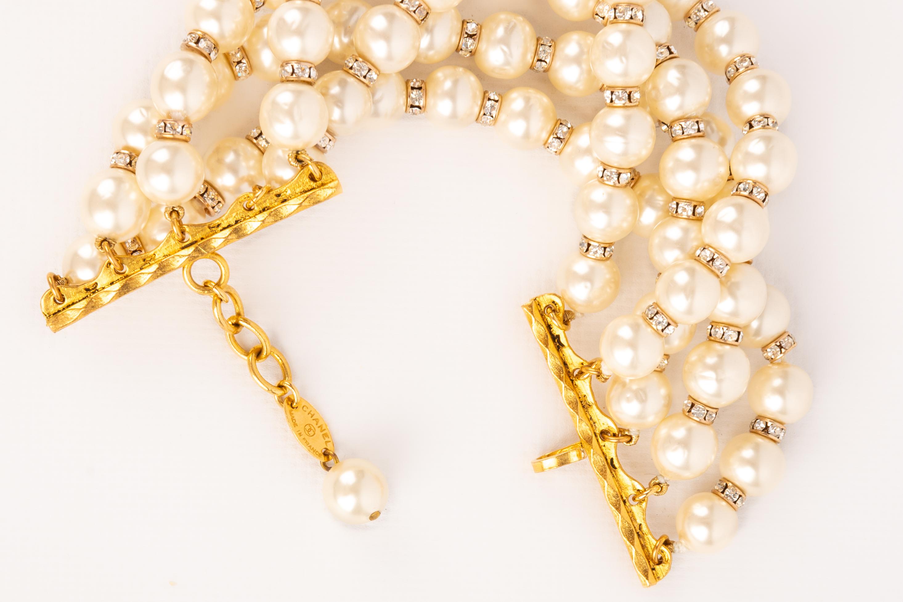 Donna Bracciale di perle Chanel in vendita