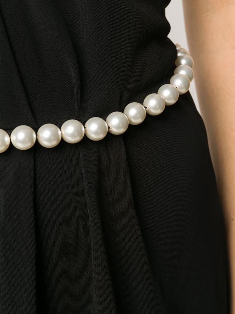 chanel pearl dress