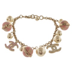 Chanel Pearl & Charm Bracelet