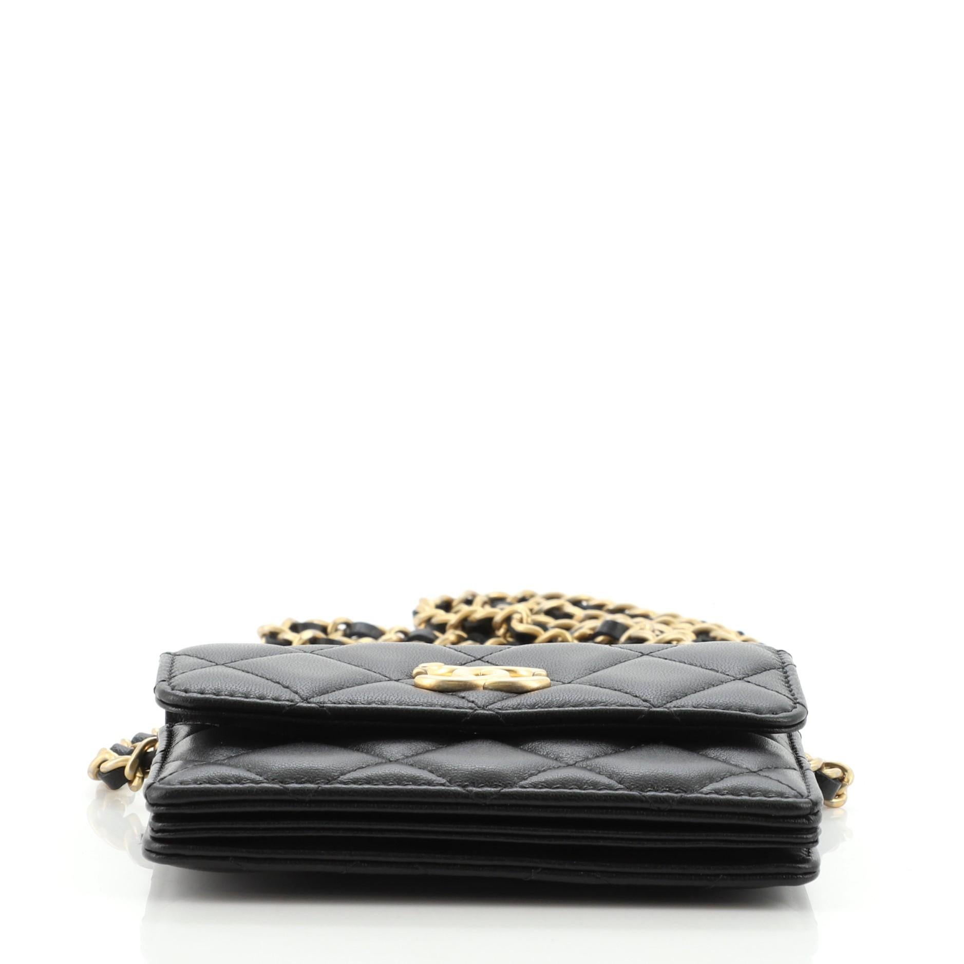 chanel pearl clutch with chain