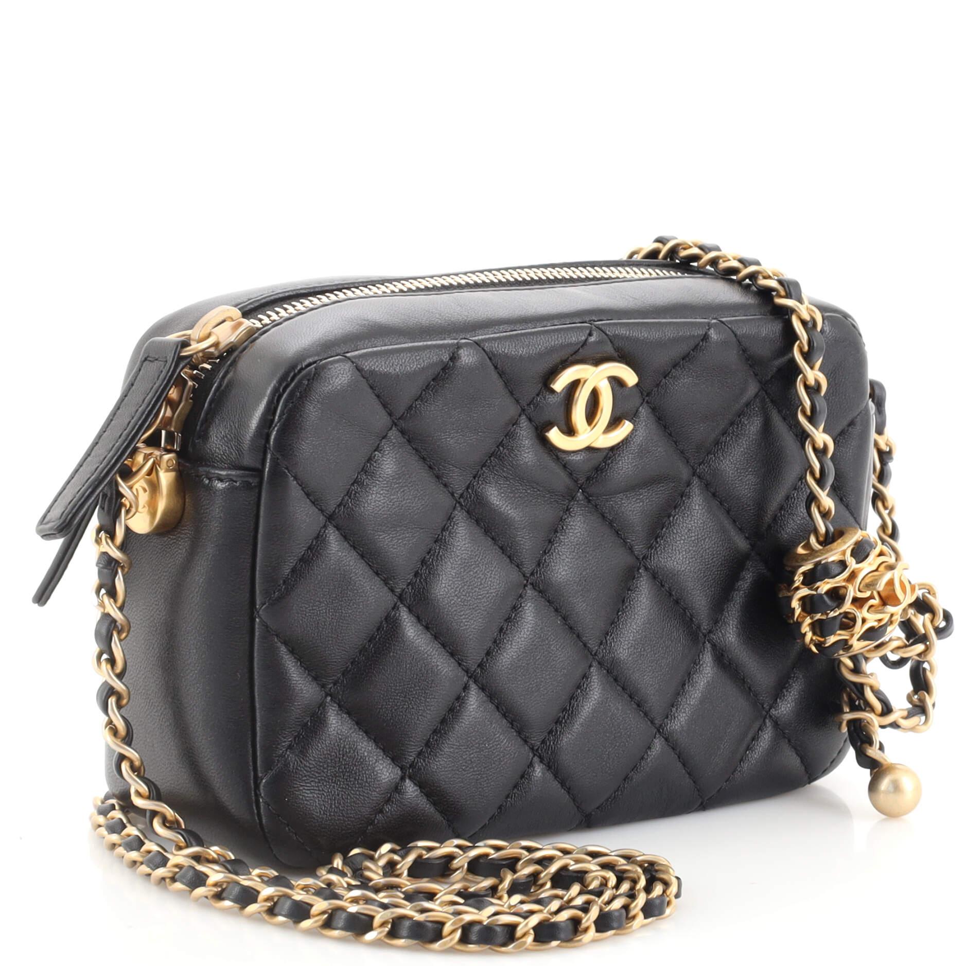 chanel camera bag pearl crush
