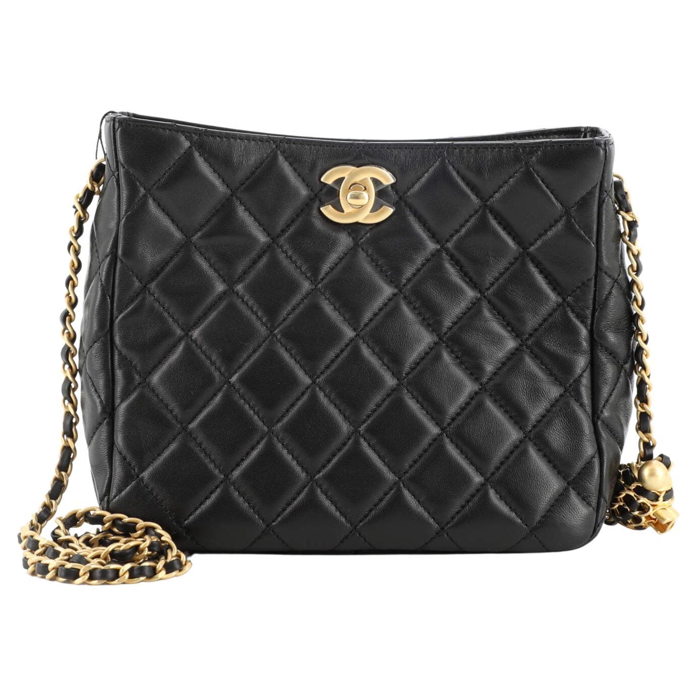 Small Crush Quilted Leather Hobo Bag main image 0
