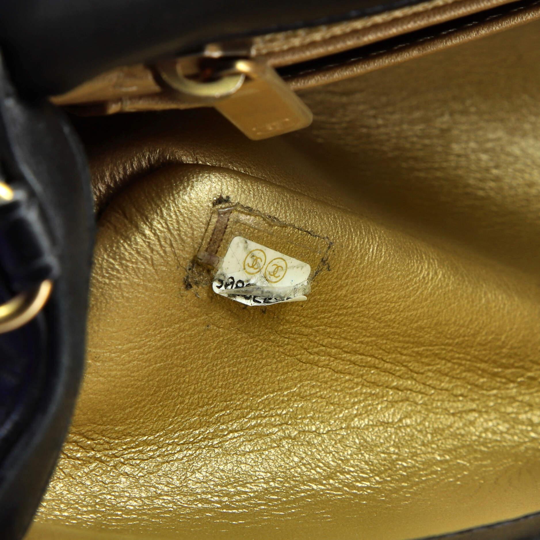 Chanel Pearl Crush Flap Borsa trapuntata in pelle di agnello Mini 7