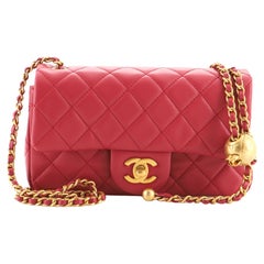 Pink Chanel Shoulder Crush Bag - For Sale on 1stDibs