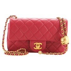 Chanel Pearl Crush Flap Bag Quilted Lambskin Mini