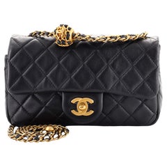 Chanel Green Pearl Crush Rectangular Mini Classic Flap Antique Gold  Hardware – Madison Avenue Couture