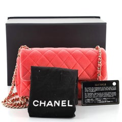 Chanel Pearl Crush Flap Bag Quilted Velvet with Crystal Detail Mini