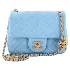 Chanel Pearl Crush Square Flap Bag Quilted Lambskin Mini