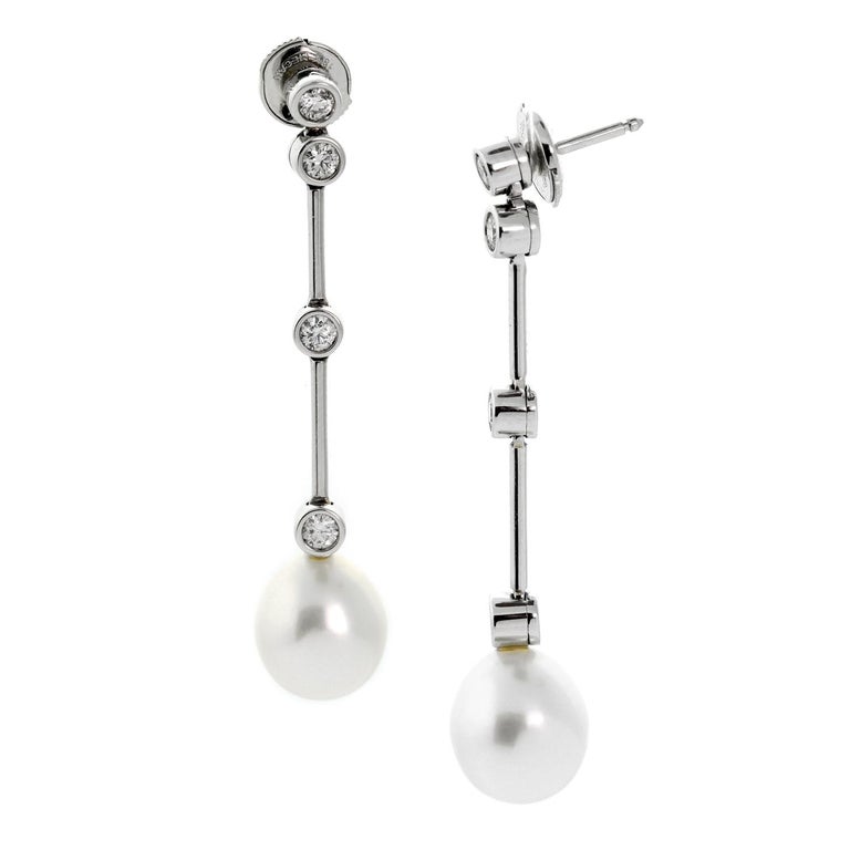 Orecchini Chanel con perle e diamanti in oro bianco in vendita su 1stDibs | chanel  orecchini perle, orecchini chanel con perla, orecchini chanel oro bianco