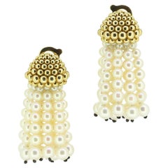 Chanel Pearl Drop Earrings