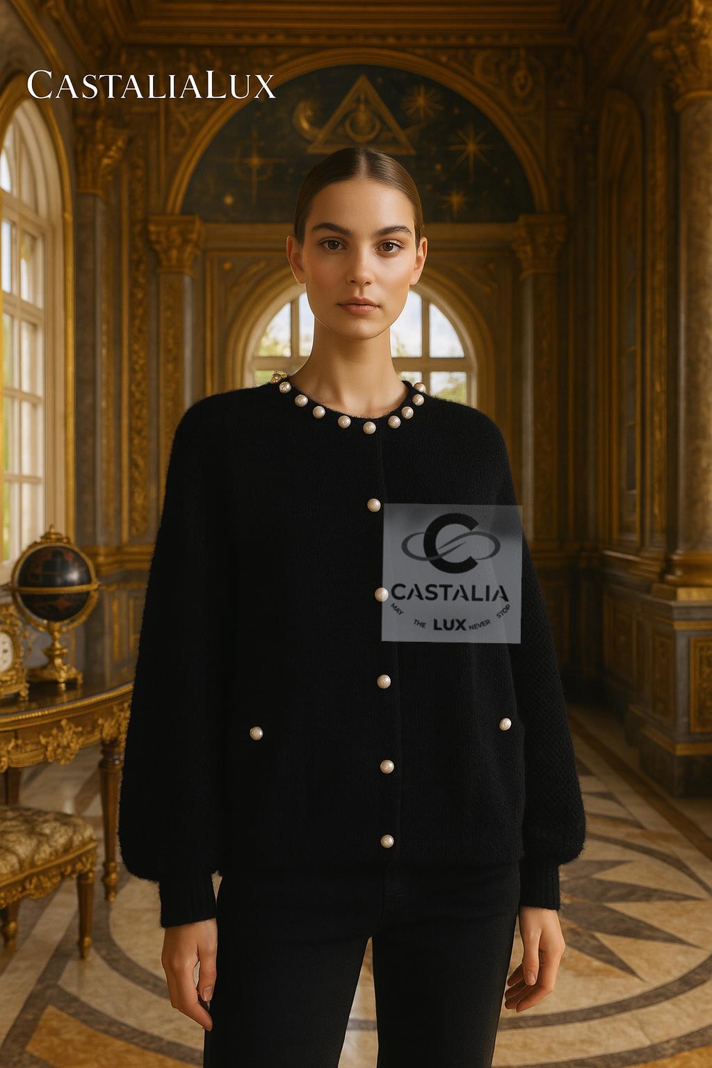 Chanel - Veste en cachemire baroque ornée de perles 40 FR Excellent état - En vente à Dubai, AE