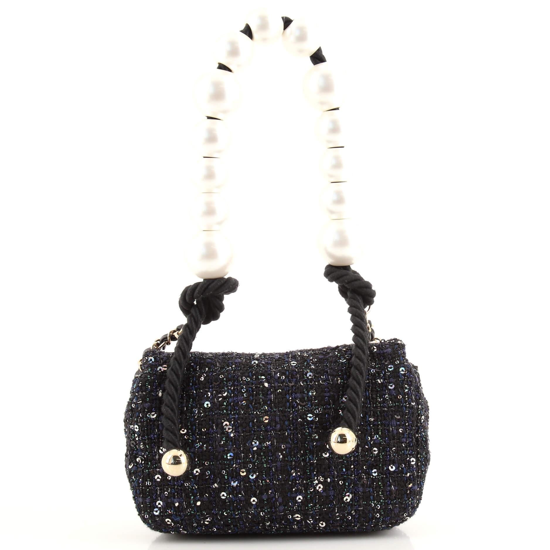 chanel pearl handle bag