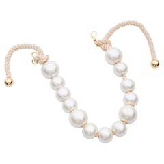 Chanel Pearl Link Goldtone Strap