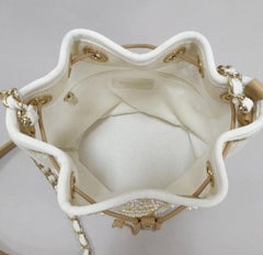 Chanel Pearl Logo Deauville Bag