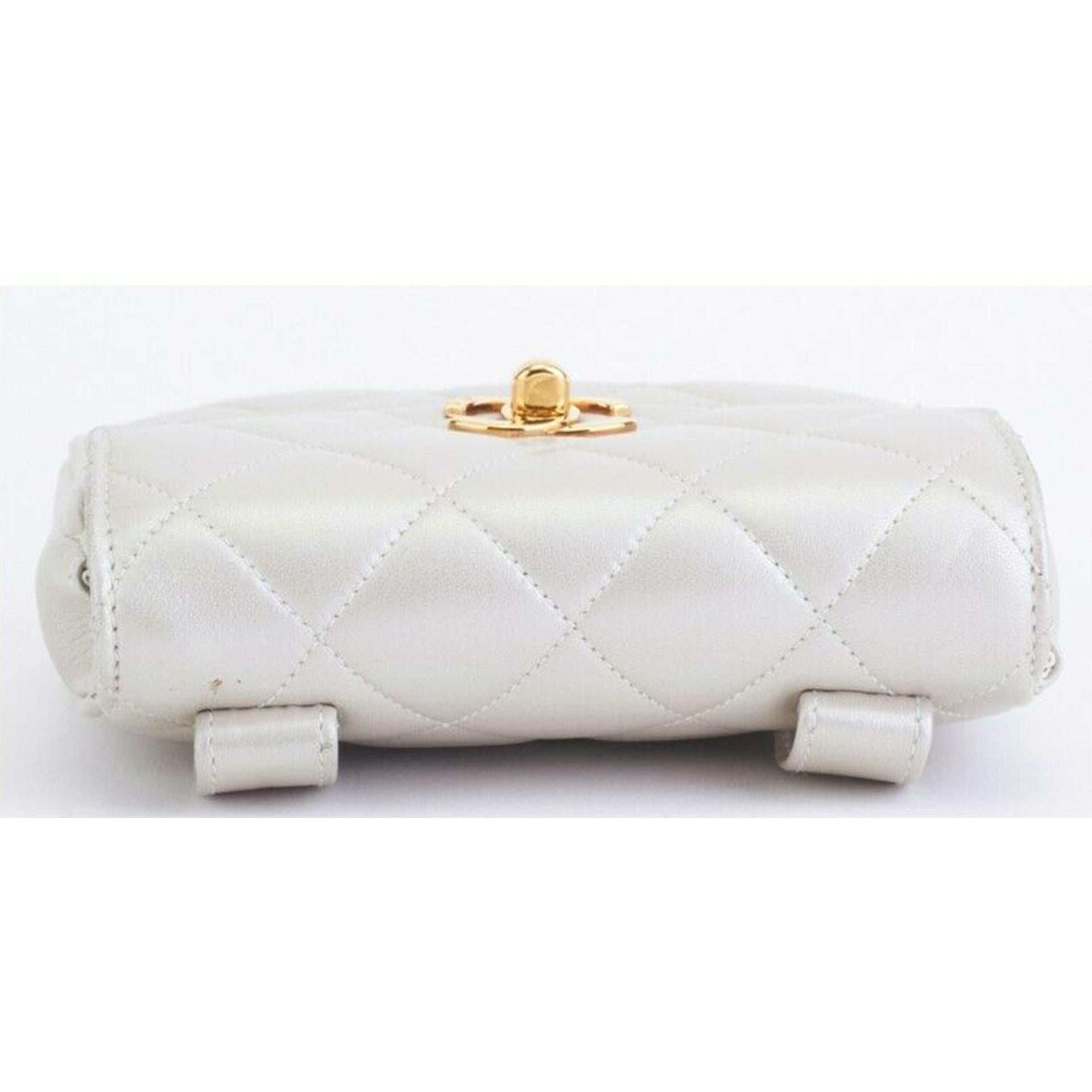 Women's Chanel Pearl Mini Belt Bum Bag Fanny Pack For Sale